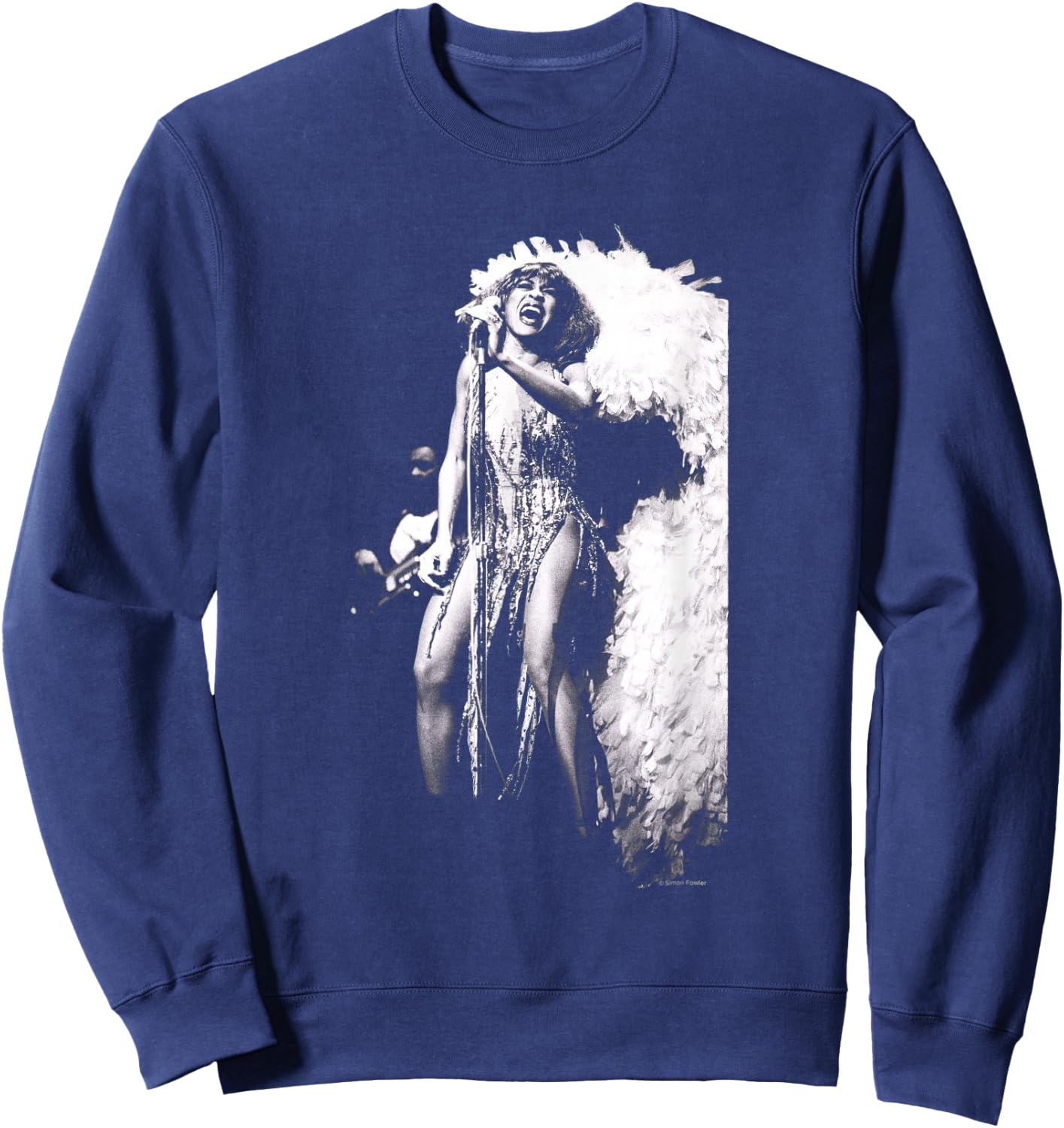 Singer Tina Turner Live On Stage By Simon Fowler Sweatshirt - Sweatshirt | Navy
