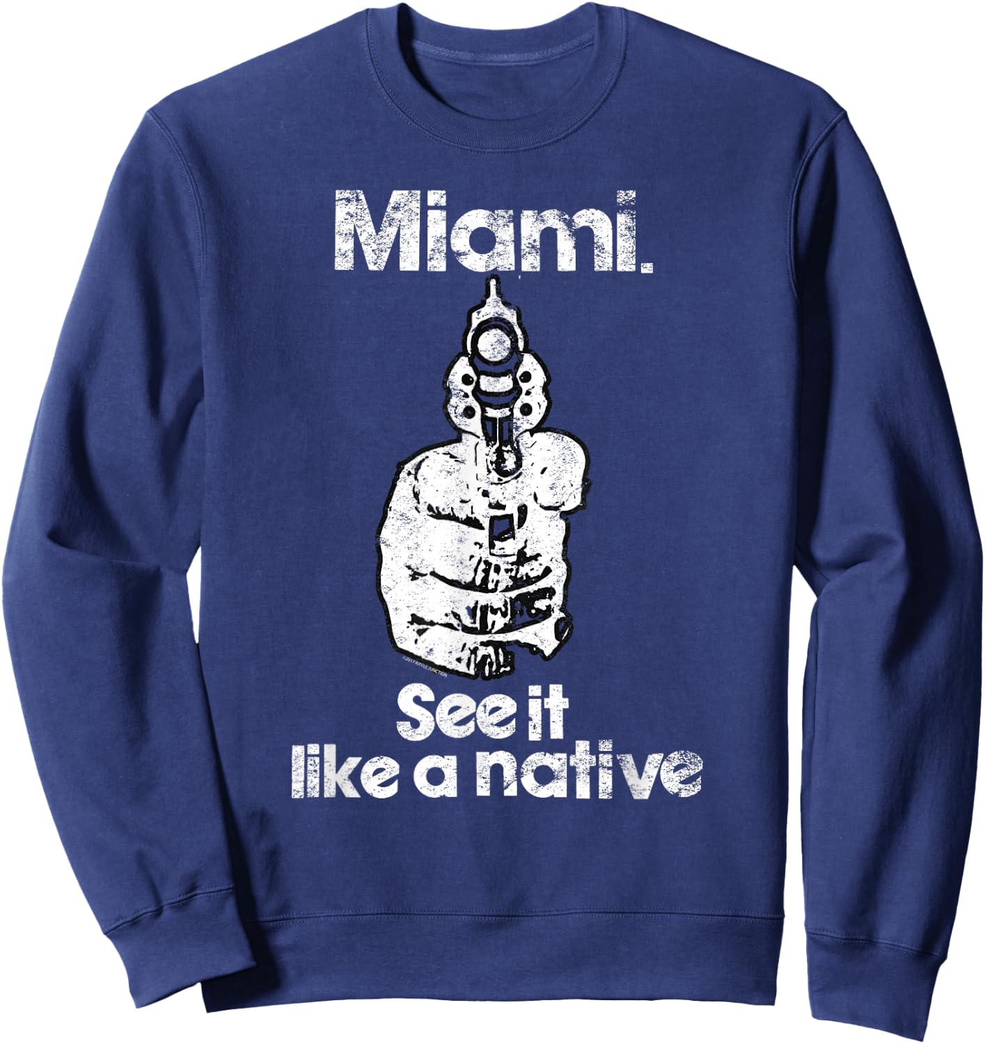 Ripple Junction Miami See it like a native Sweatshirt - Sweatshirt | Navy