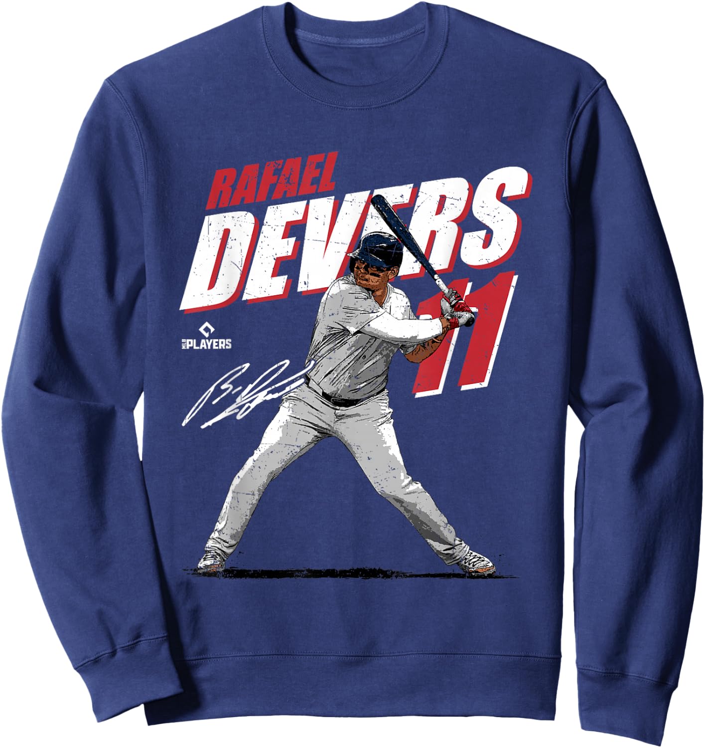 Rafael Devers | Boston Baseball Players | MLBRDS3001 Sweatshirt - Sweatshirt | Navy