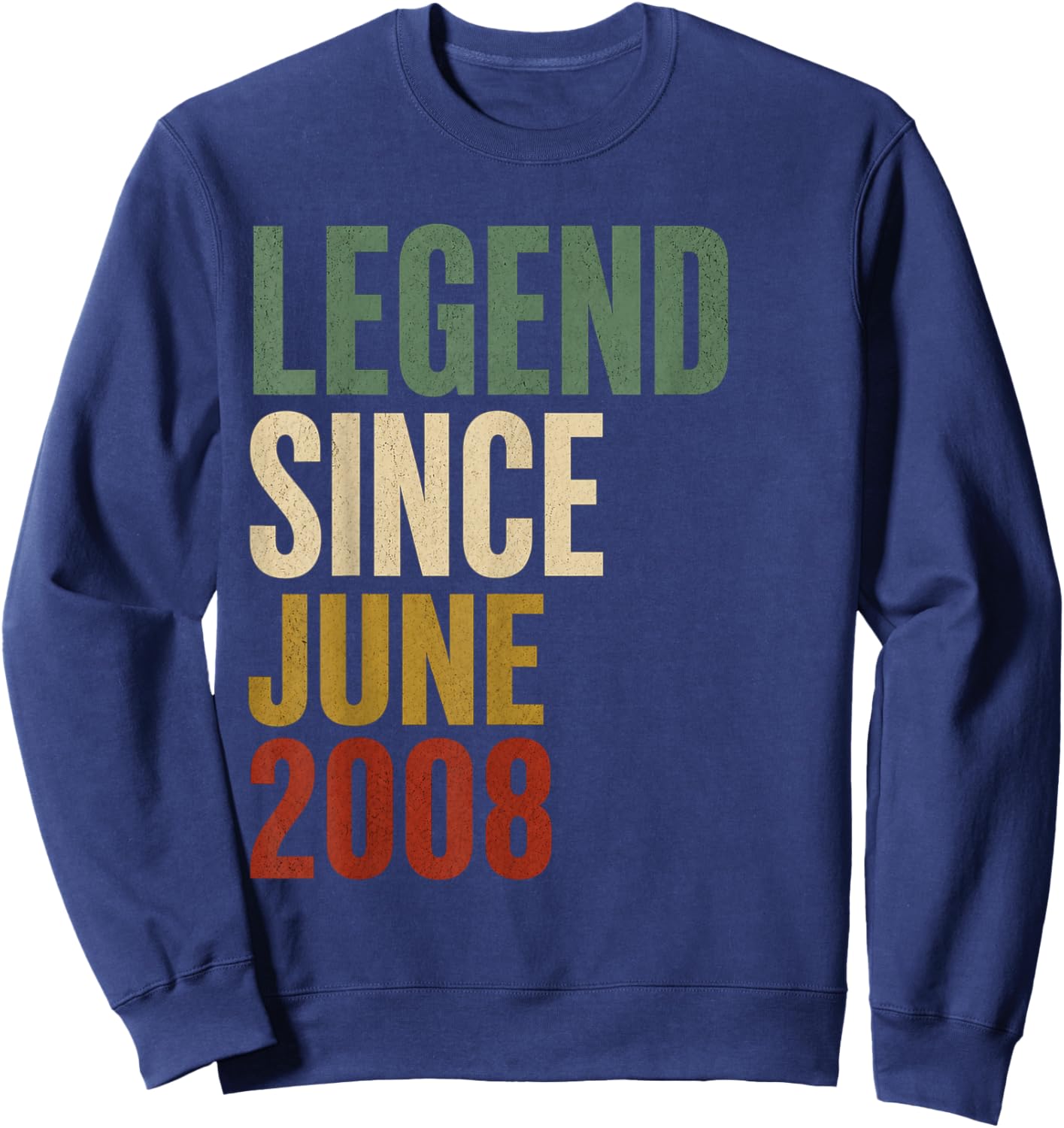 18 Years Old Legend Since May 2008 18th Birthday Gifts Sweatshirt - Sweatshirt | Navy