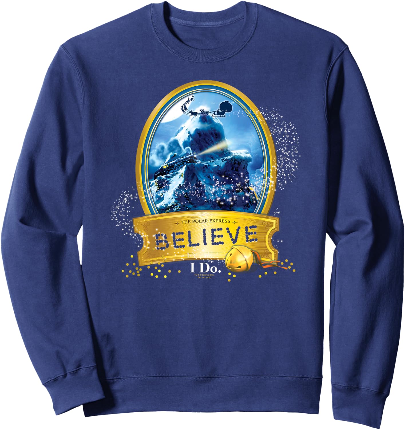 The Polar Express True Believer Sweatshirt - Sweatshirt | Navy