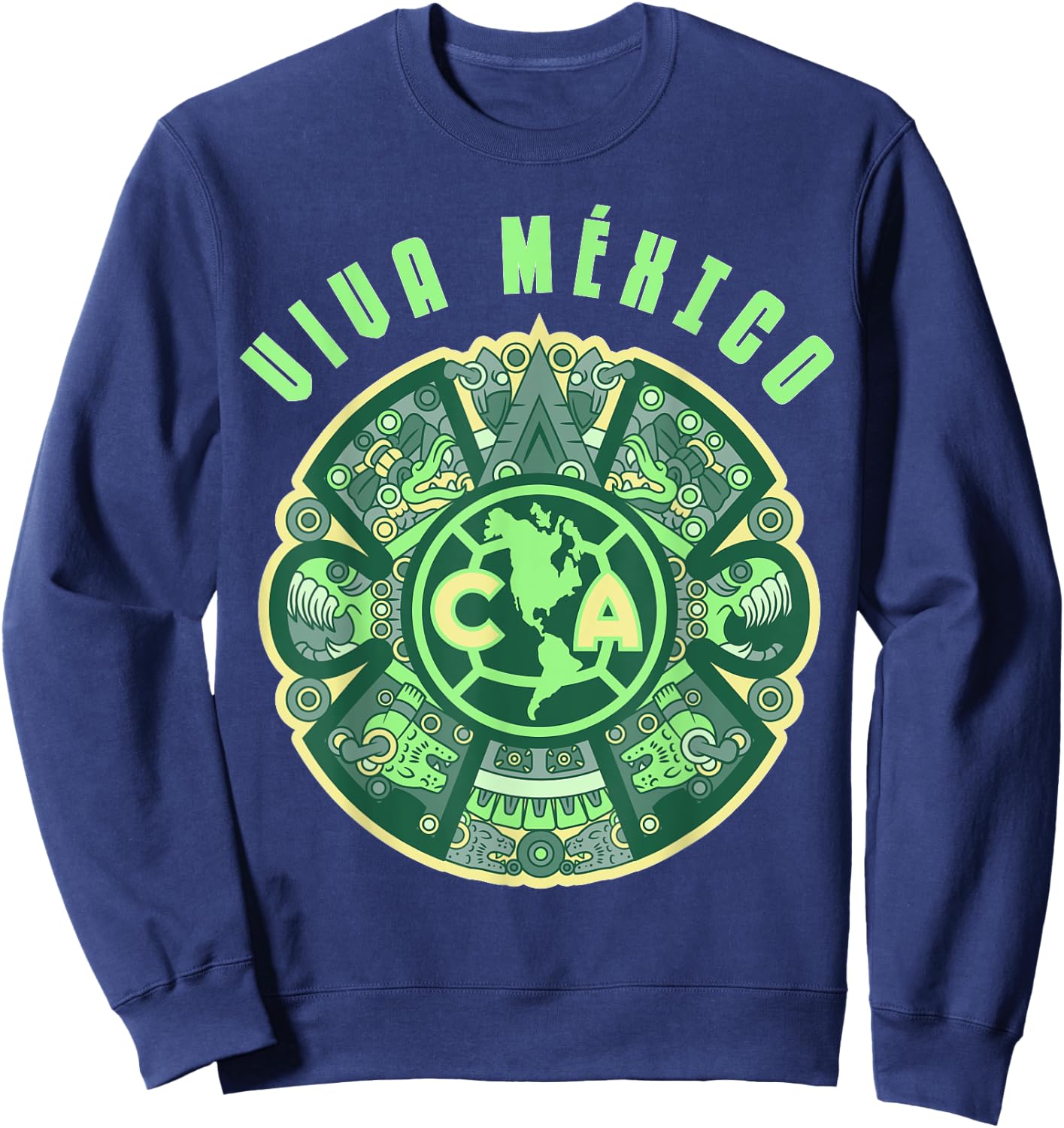 Club América supports the Mexican Soccer team ¡Vamos Tri! Sweatshirt - Sweatshirt | Navy
