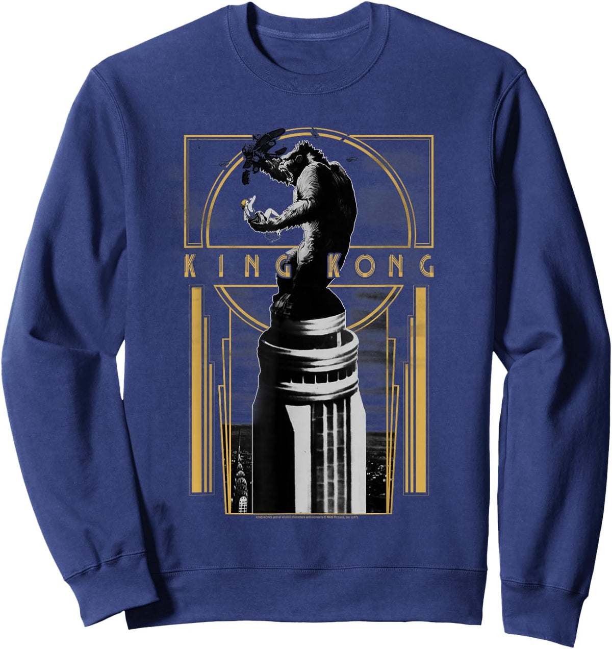 King Kong Deco Sweatshirt - Sweatshirt | Navy
