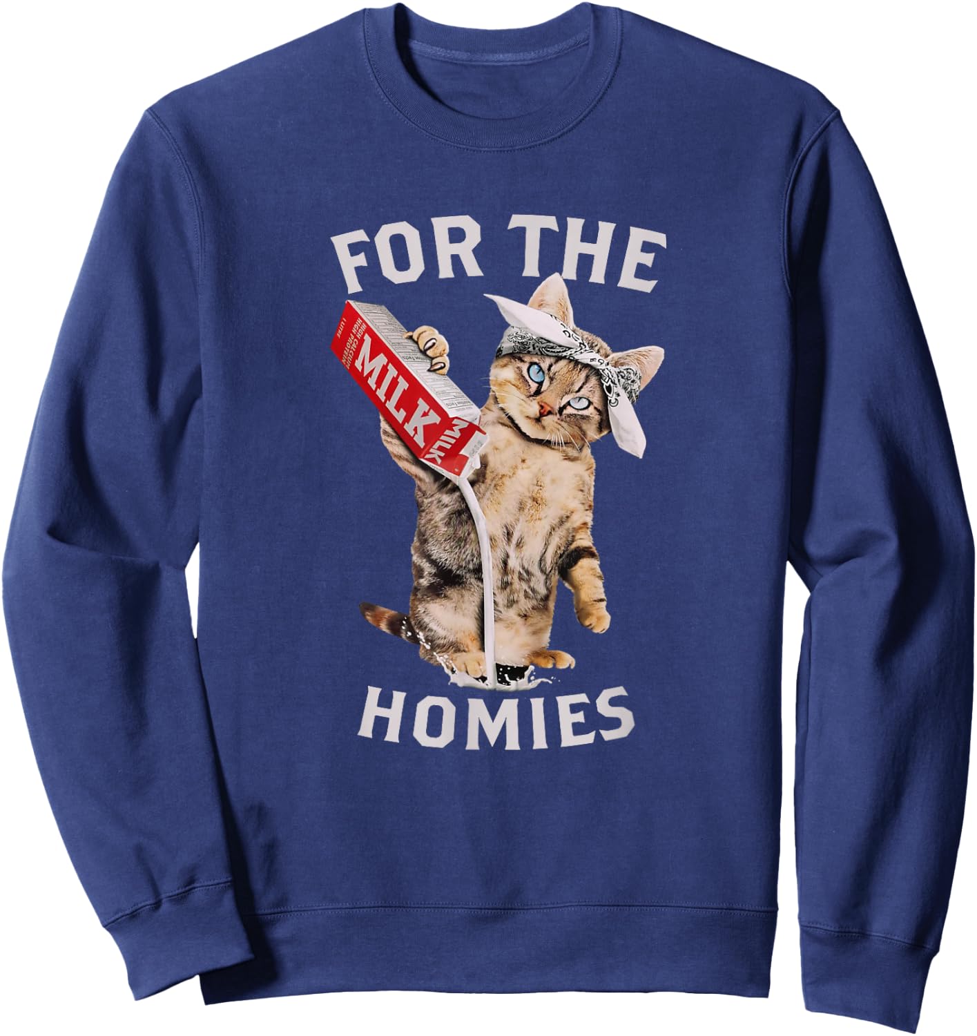 Milk Cat for The Homies Sweatshirt - Sweatshirt | Navy