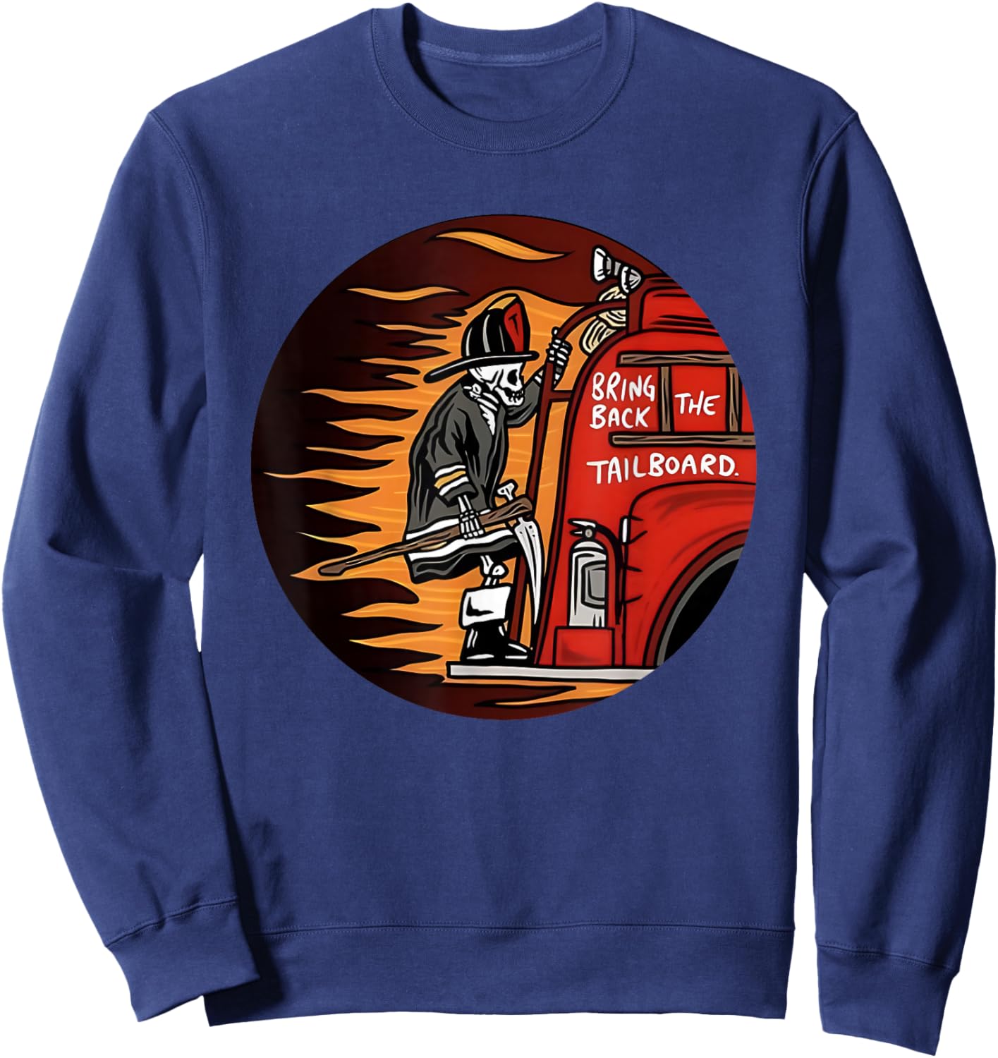 Skeleton Bring Back The Tailboard Sweatshirt - Sweatshirt | Navy
