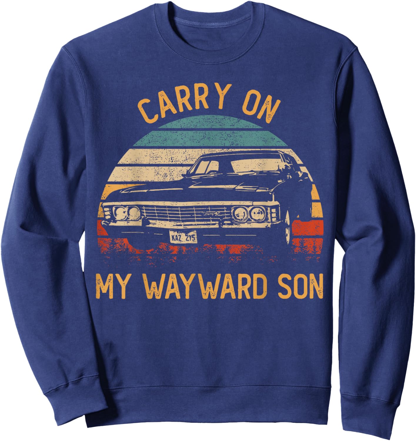 Carry On Classic Art My Wayward Funny Movie Graphic Son Sweatshirt - Sweatshirt | Navy