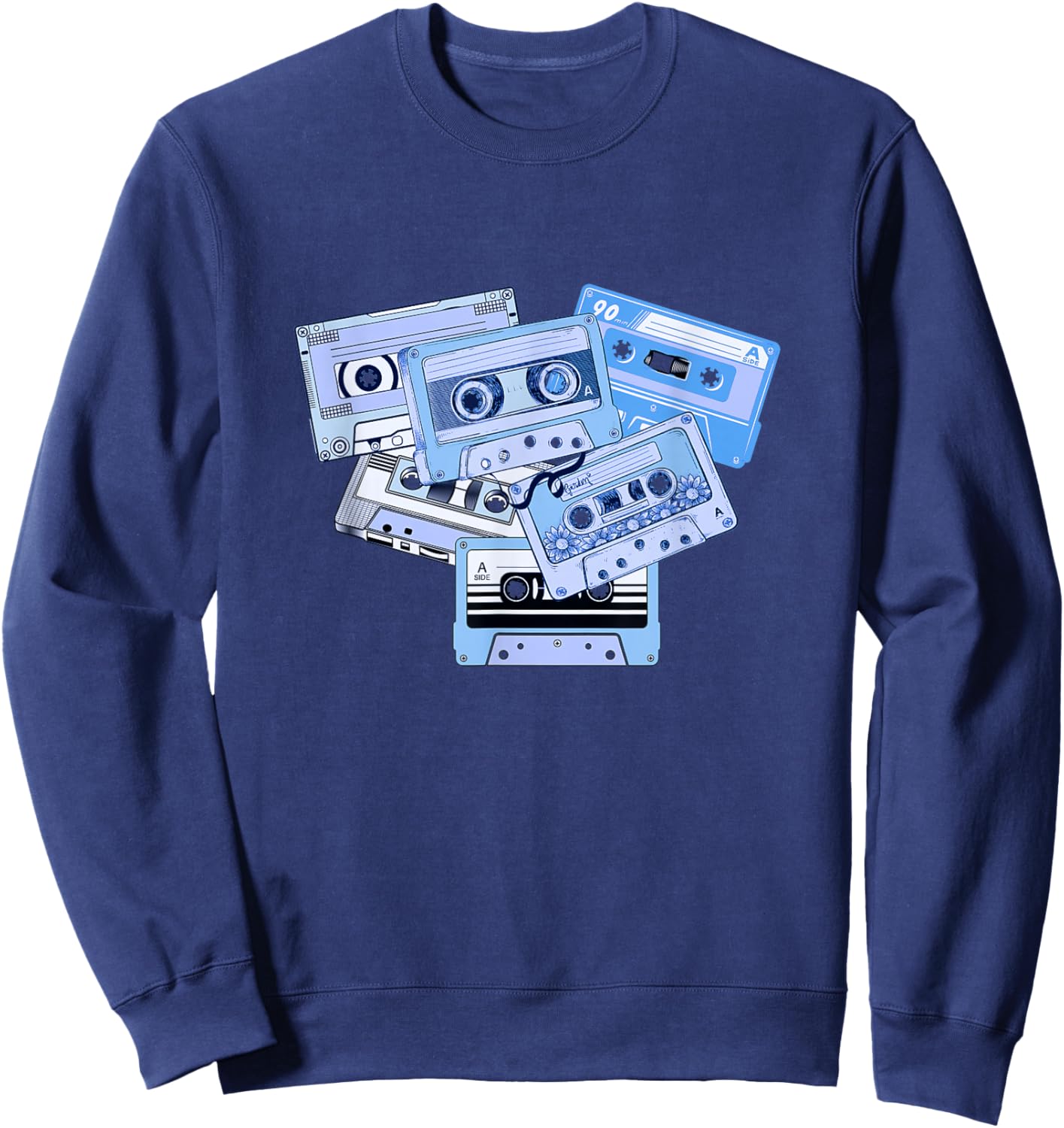 Blue Tapes light Blue Graphic Sweatshirt - Sweatshirt | Navy