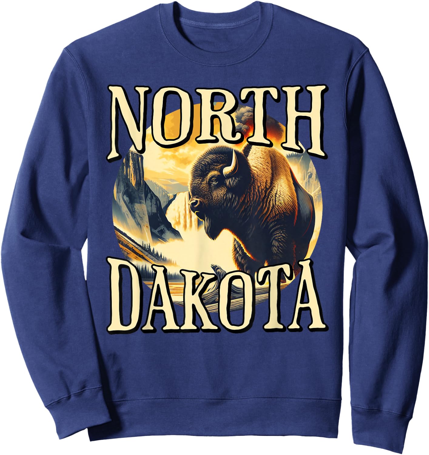 North Dakota Sweatshirt - Sweatshirt | Navy
