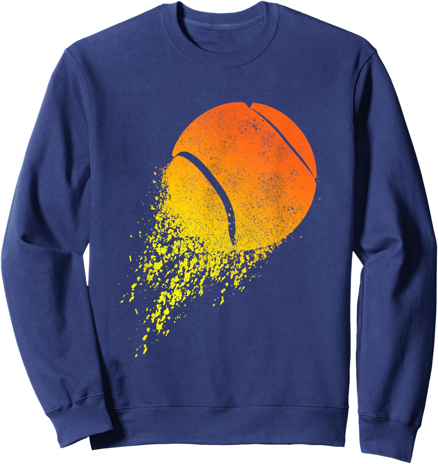 Tennis Player Sport Vintage Men Women Tennis Sweatshirt - Sweatshirt | Navy