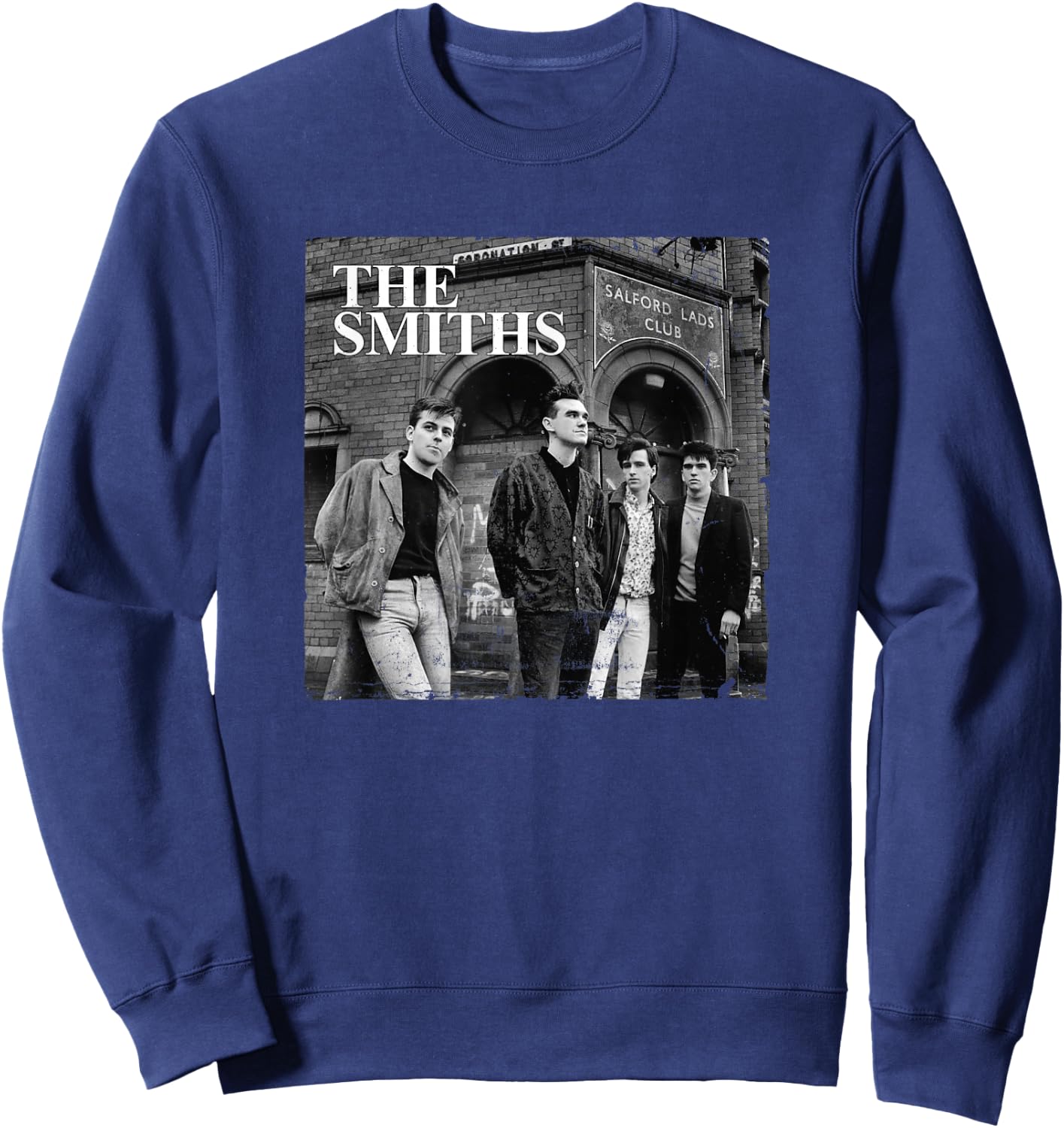 The Smiths Salford Lads Club Band Photo by Stephen Wright Sweatshirt - Sweatshirt | Navy