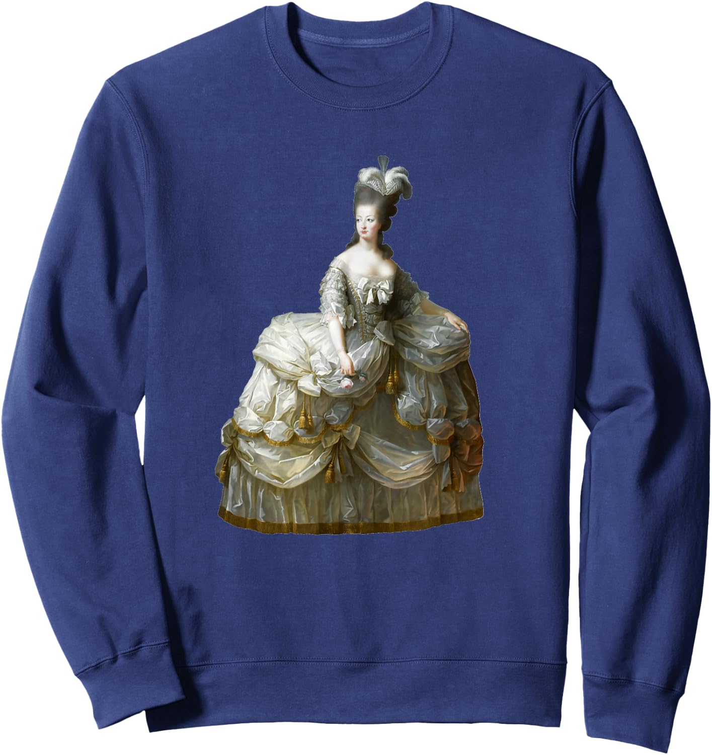 Madame Le Brun Marie Antoinette, Queen of France Sweatshirt - Sweatshirt | Navy