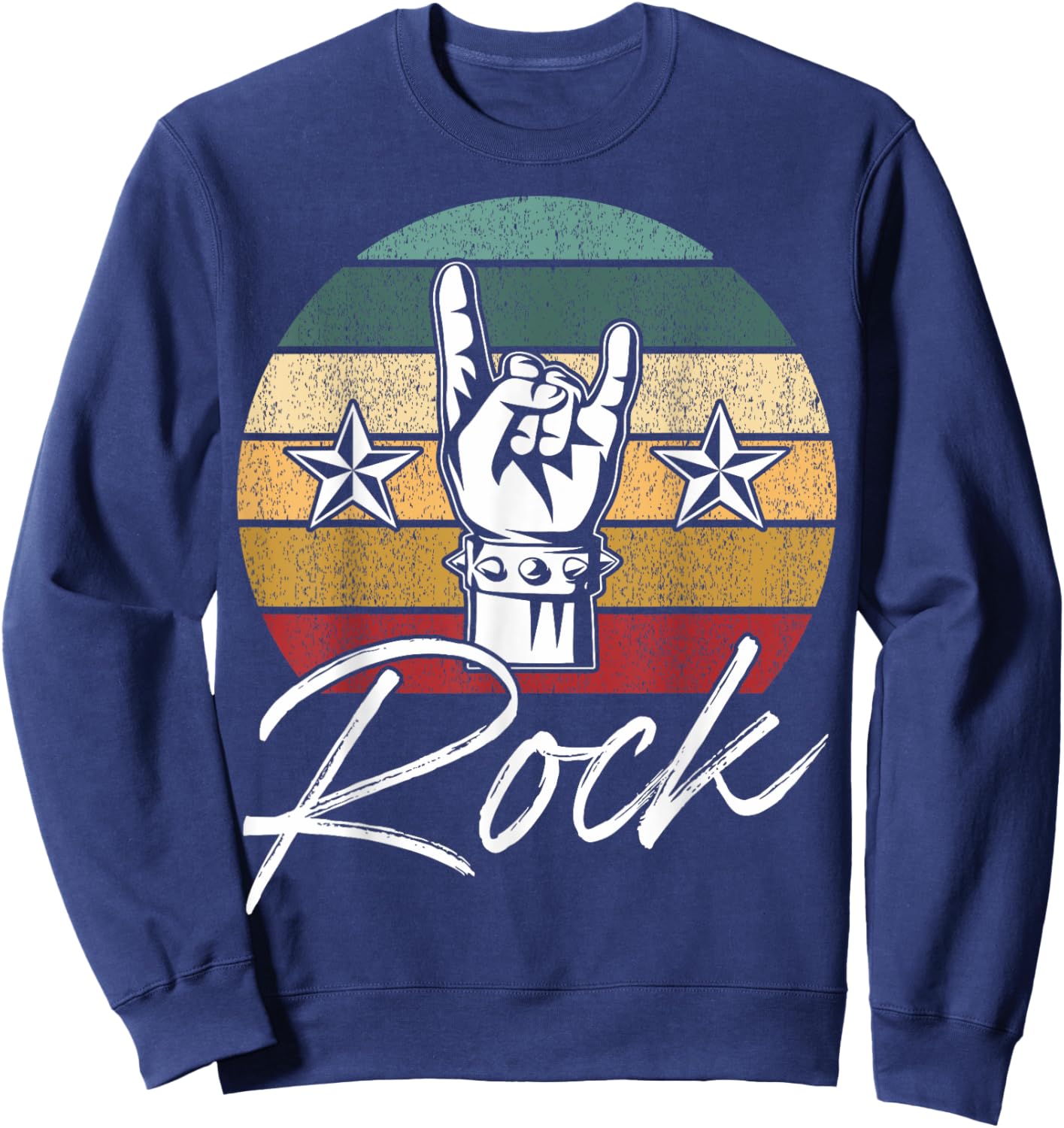 Rock Musicians Rock Music Fans Classic Rock Music Lovers Sweatshirt - Sweatshirt | Navy
