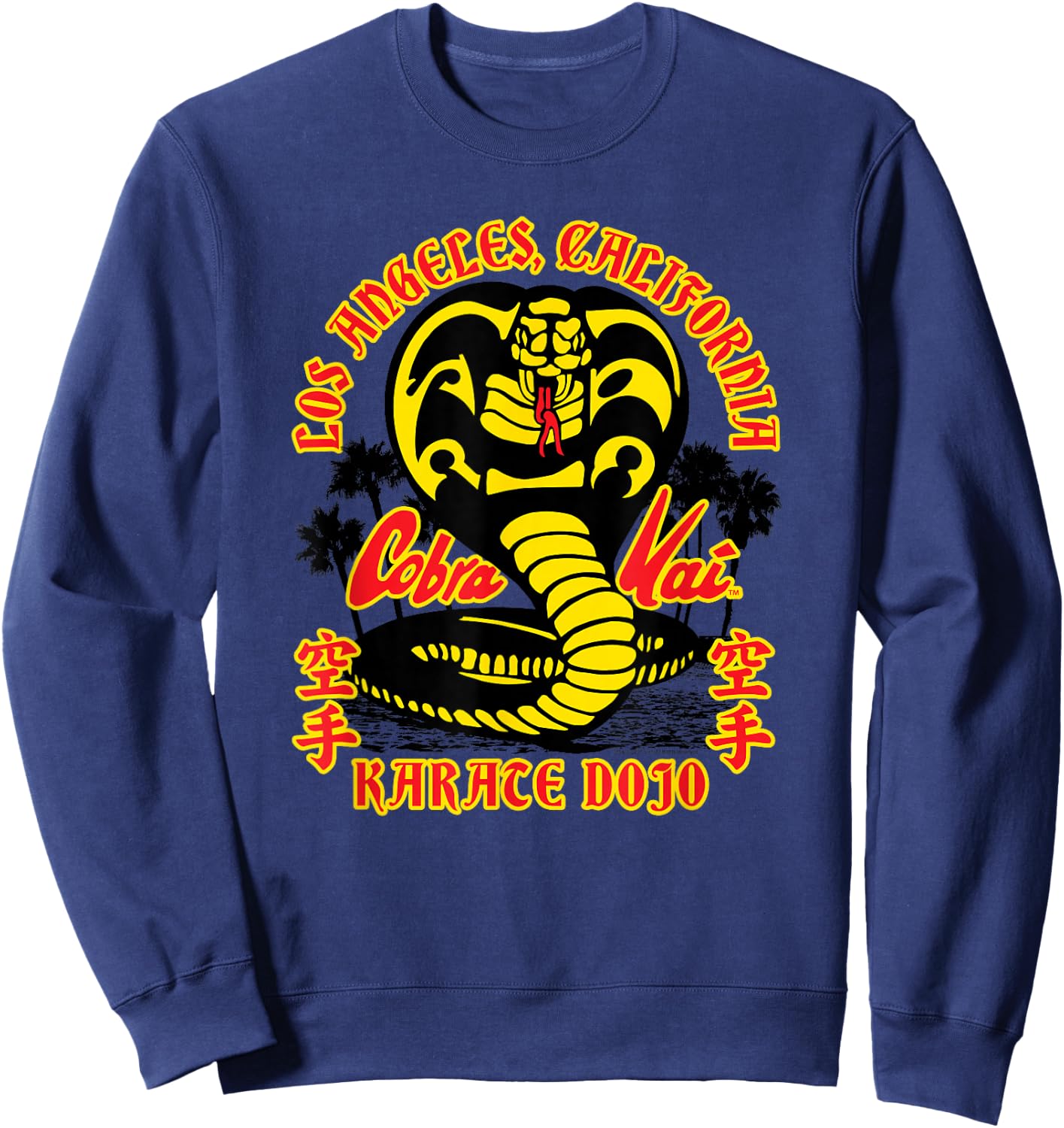Cobra Kai Karate Dojo Los Angeles Cobra Logo TV Show Sweatshirt - Sweatshirt | Navy