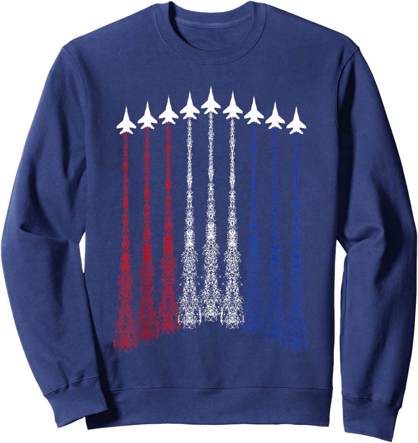 Jets 4th of July USA Patriotic Boys Graphic Sweatshirt - Sweatshirt | Navy