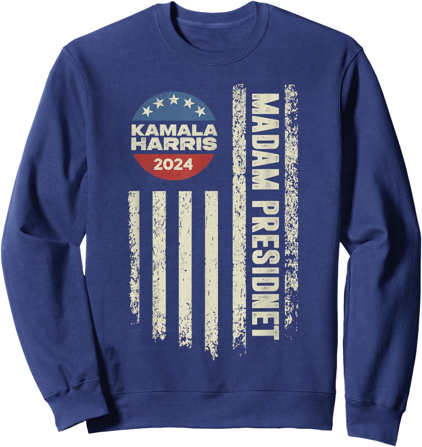 We Choose Freedom Kamala Harris Sweatshirt - Sweatshirt | Navy