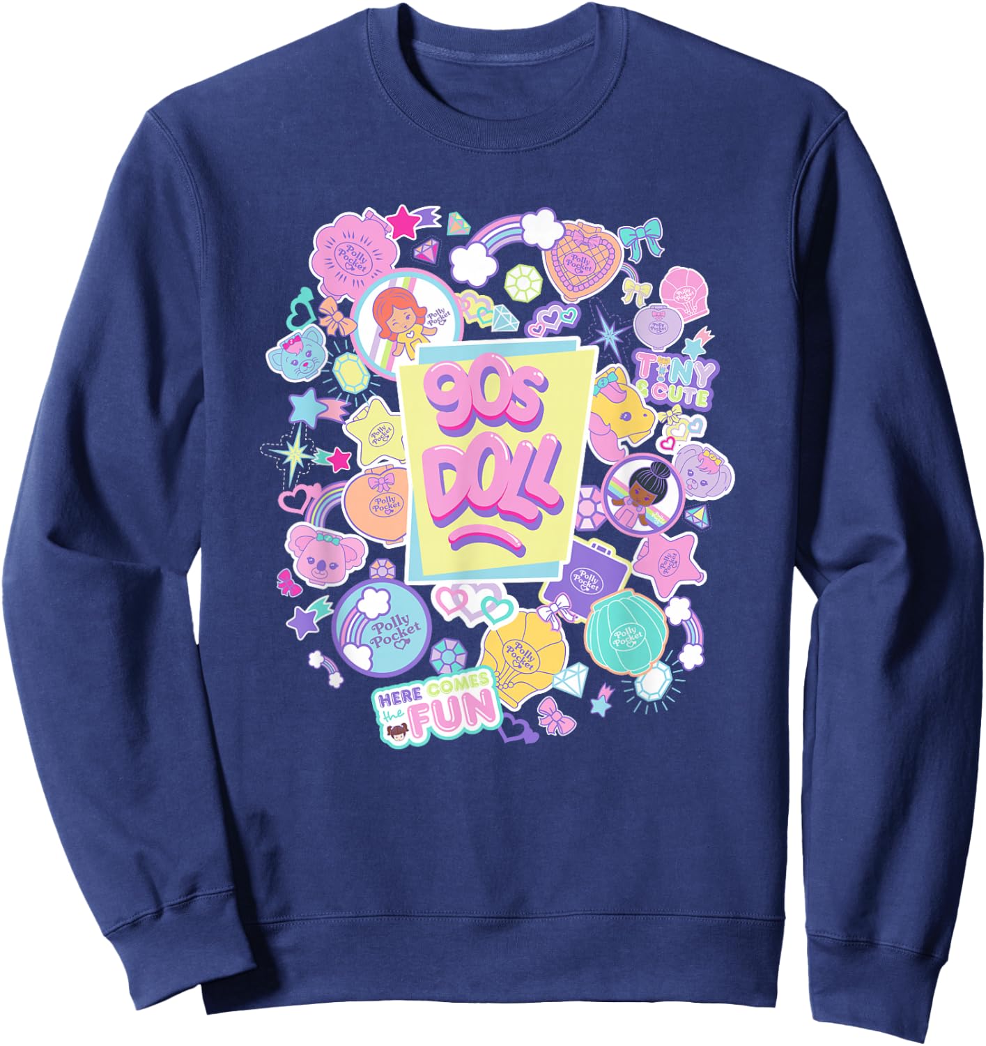 Polly Pocket - 90s Doll Sweatshirt - Sweatshirt | Navy
