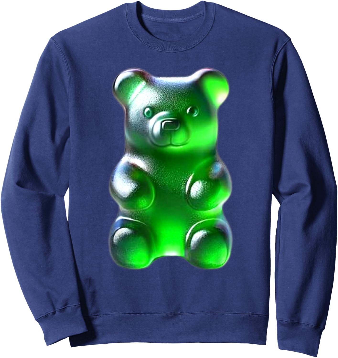 Green Gummy Bear Sweatshirt - Sweatshirt | Navy