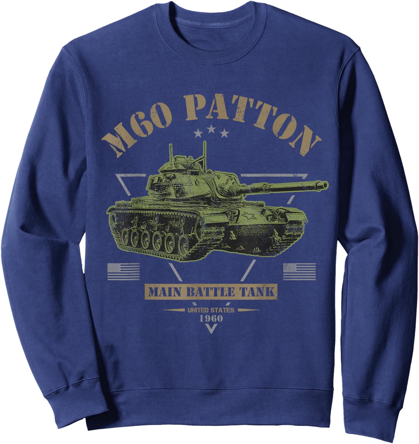 M60 Patton Tank Sweatshirt - Sweatshirt | Navy