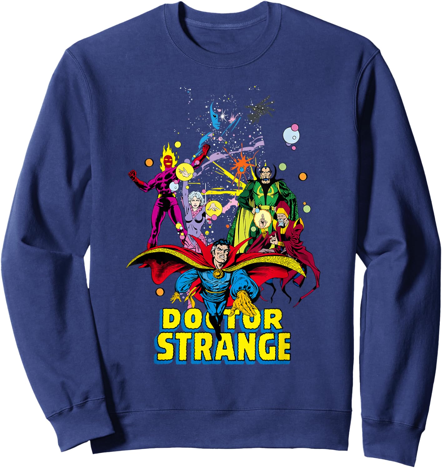 Marvel Comics Retro Doctor Strange Vintage Sorcerer Sweatshirt - Sweatshirt | Navy