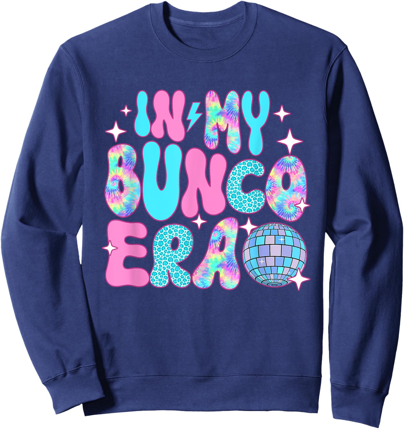 Disco In My Bunco Era Sweatshirt - Sweatshirt | Navy