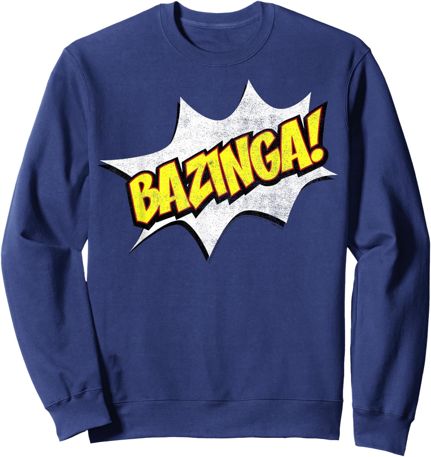 The Big Bang Theory Bazinga Sweatshirt - Sweatshirt | Navy