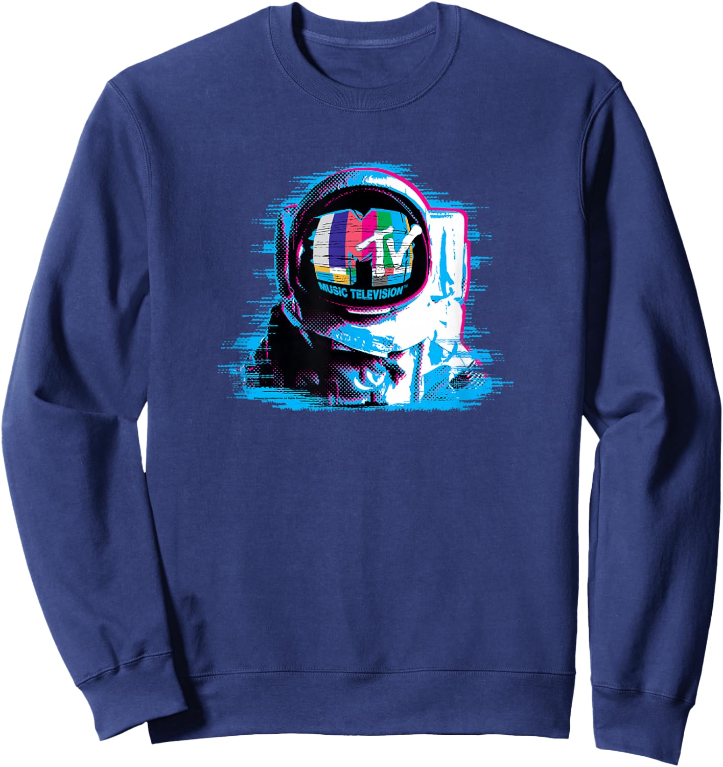 MTV - Astronaut Logo Sweatshirt - Sweatshirt | Navy