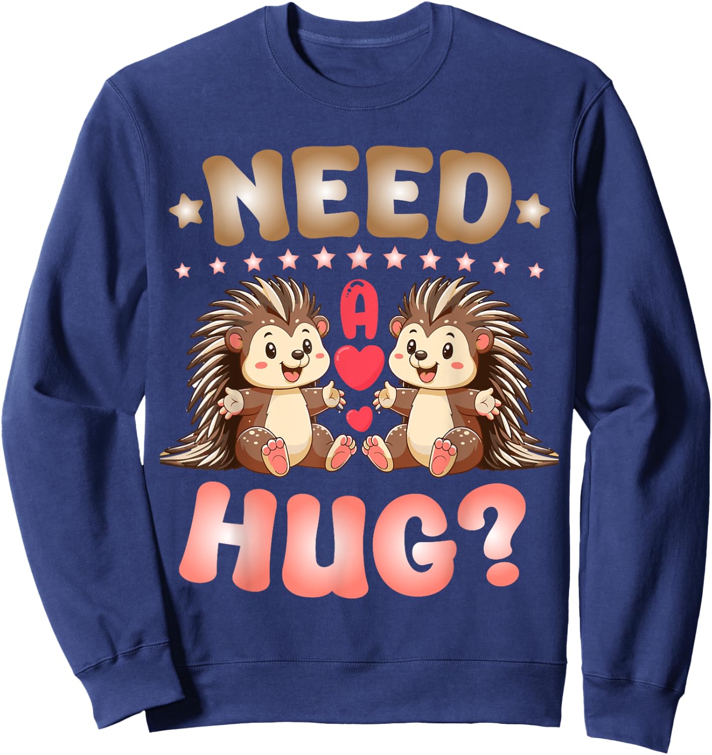 Porcupine Need A Hug Sweatshirt - Sweatshirt | Navy