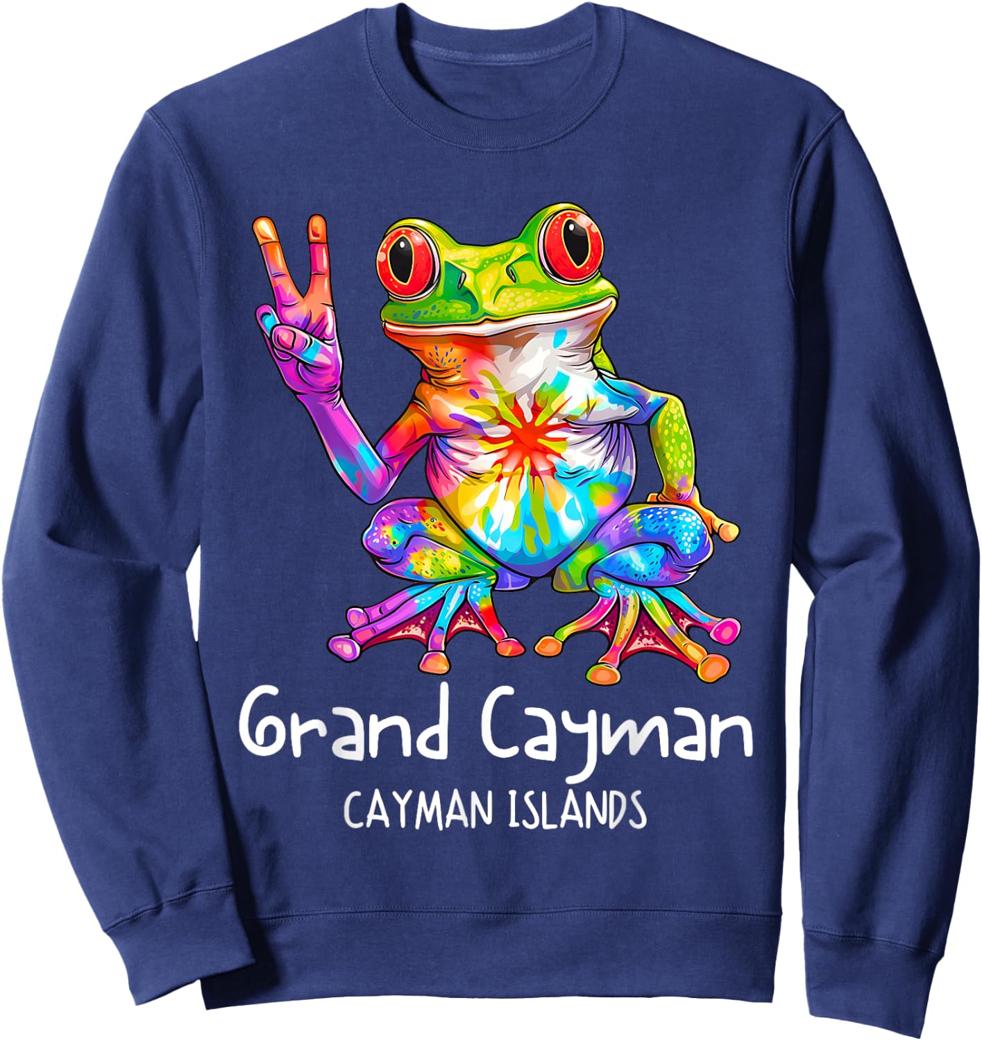 Grand Cayman Souvenir Seven Mile Beach Cayman Islands Sweatshirt - Sweatshirt | Navy