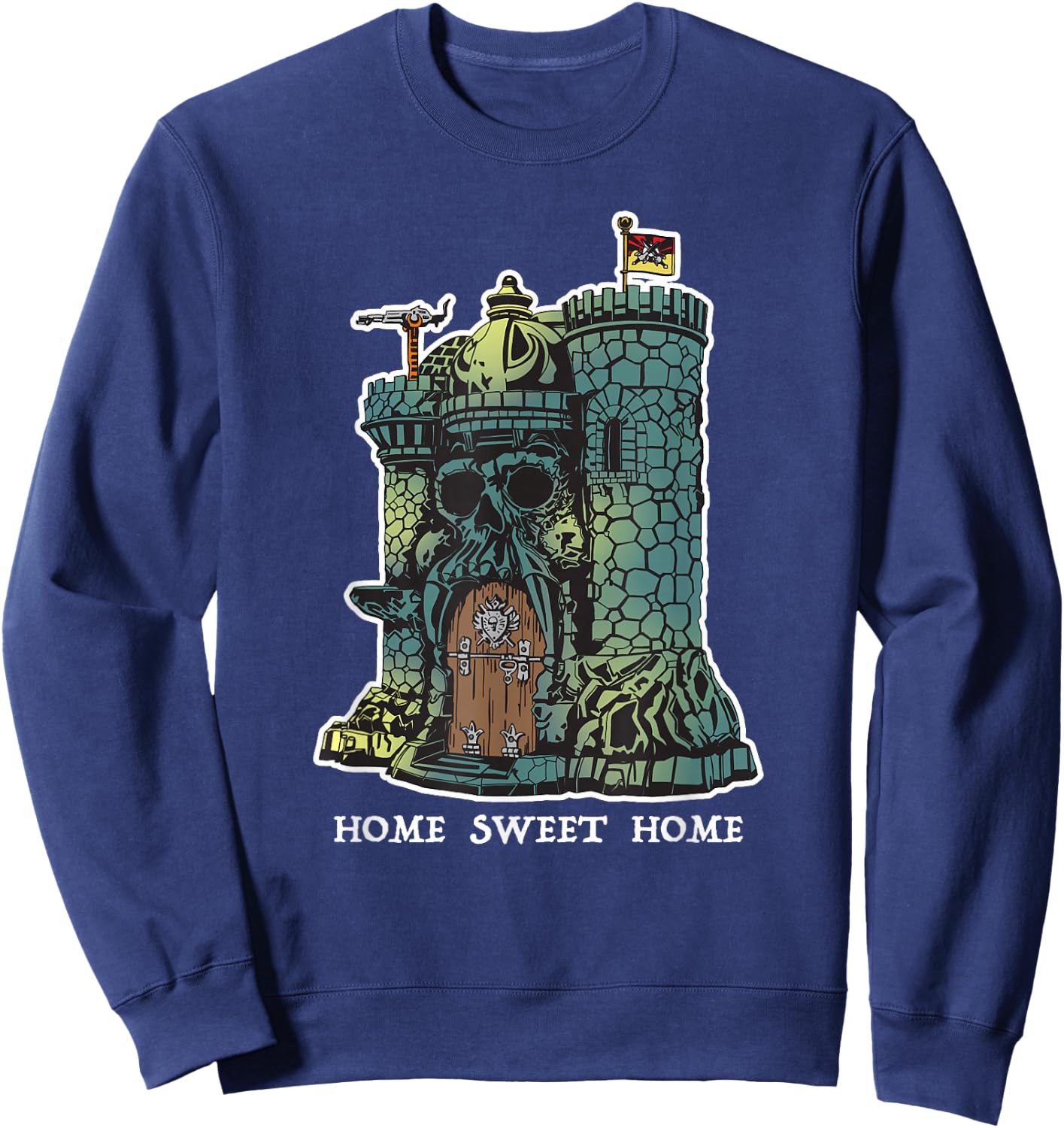 Home Sweet Home He Man Castle Toy 1980 Sweatshirt - Sweatshirt | Navy