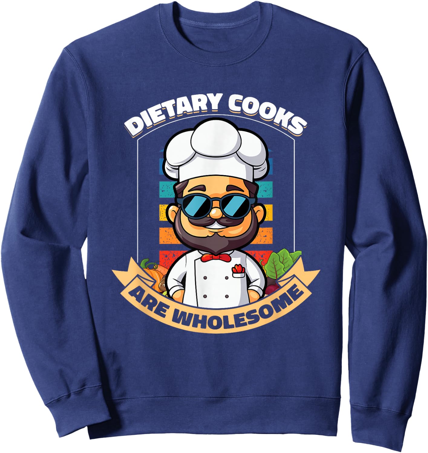 Dietary Cook Food Service Worker Cafeteria Dietary Cook Sweatshirt - Sweatshirt | Navy
