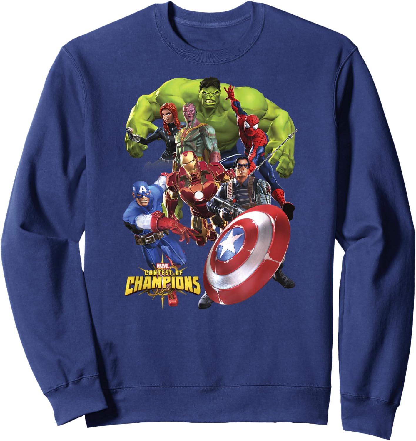 Marvel Contest of Champions Team Avengers Sweatshirt - Sweatshirt | Navy