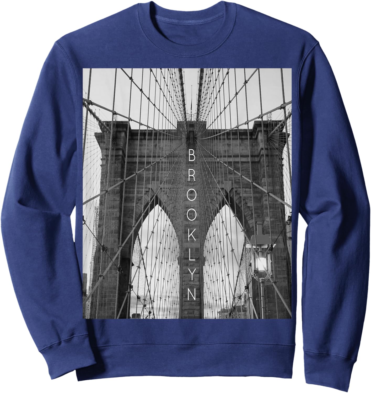 New York City Brooklyn Bridge Small Sweatshirt - Sweatshirt | Navy