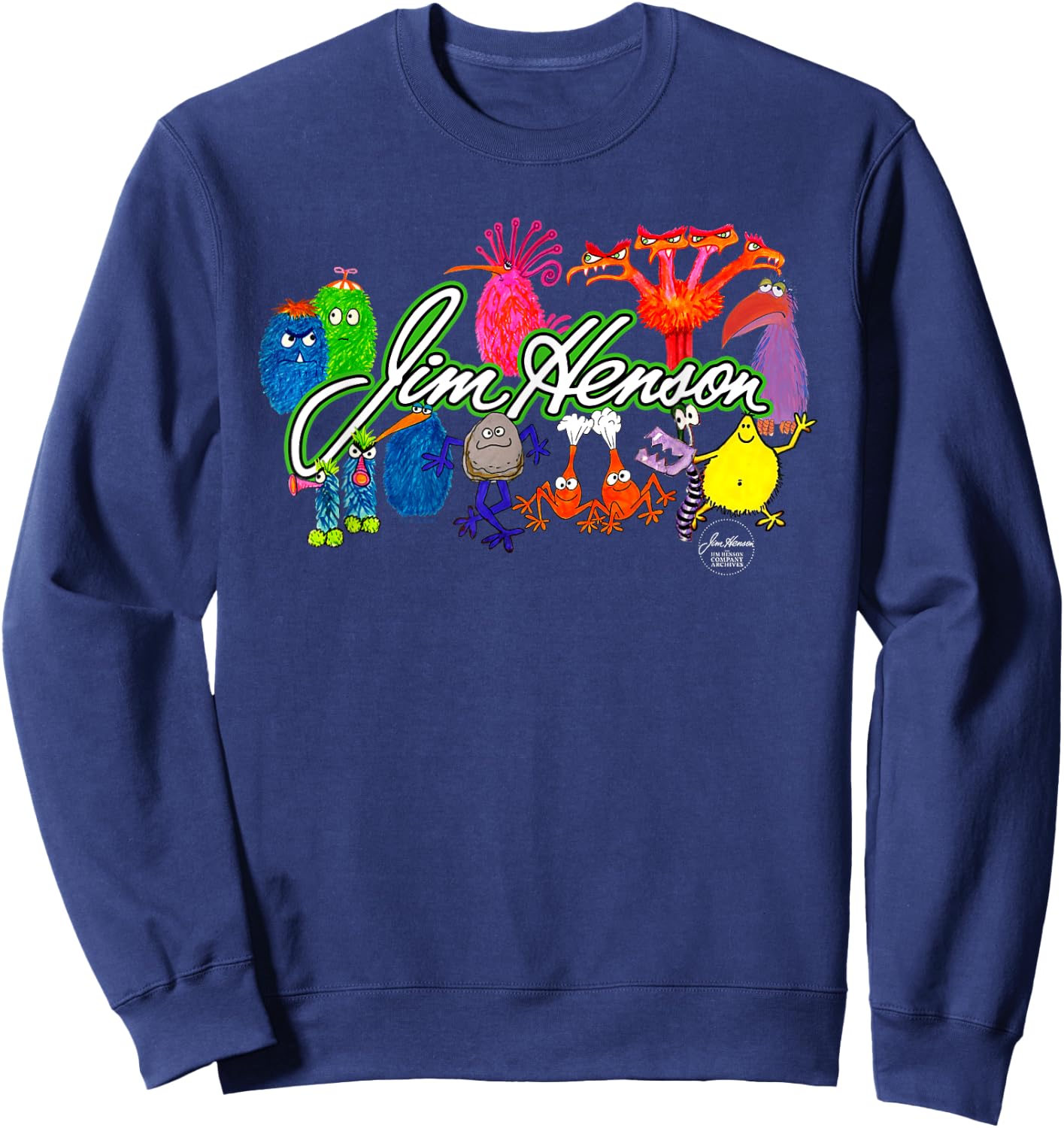 Jim Henson Sketch Collage Sweatshirt - Sweatshirt | Navy