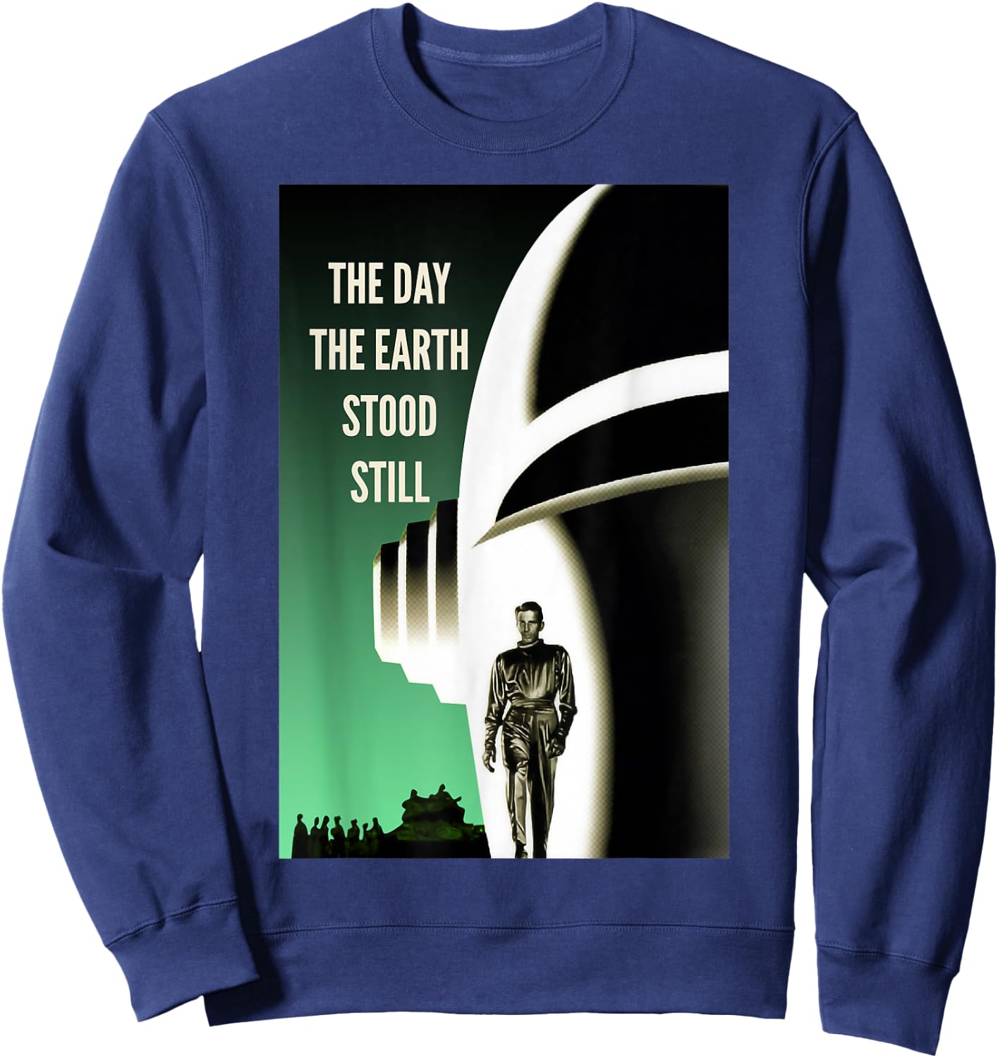 Klaatu Barada Nikto Gort Robot SiFi Sweatshirt - Sweatshirt | Navy
