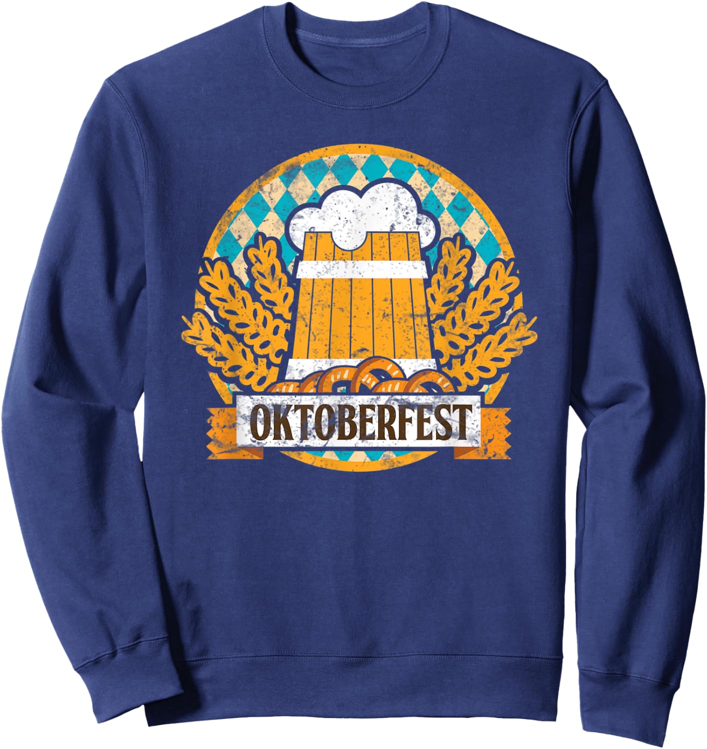 Oktoberfest Shirt German Beer Bier Drinking Men Women Sweatshirt - Sweatshirt | Navy