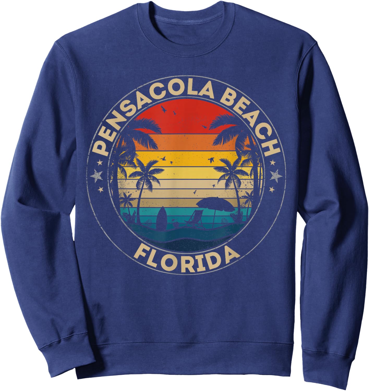 Pensacola Beach Souvenir - Florida Reminder Sweatshirt - Sweatshirt | Navy