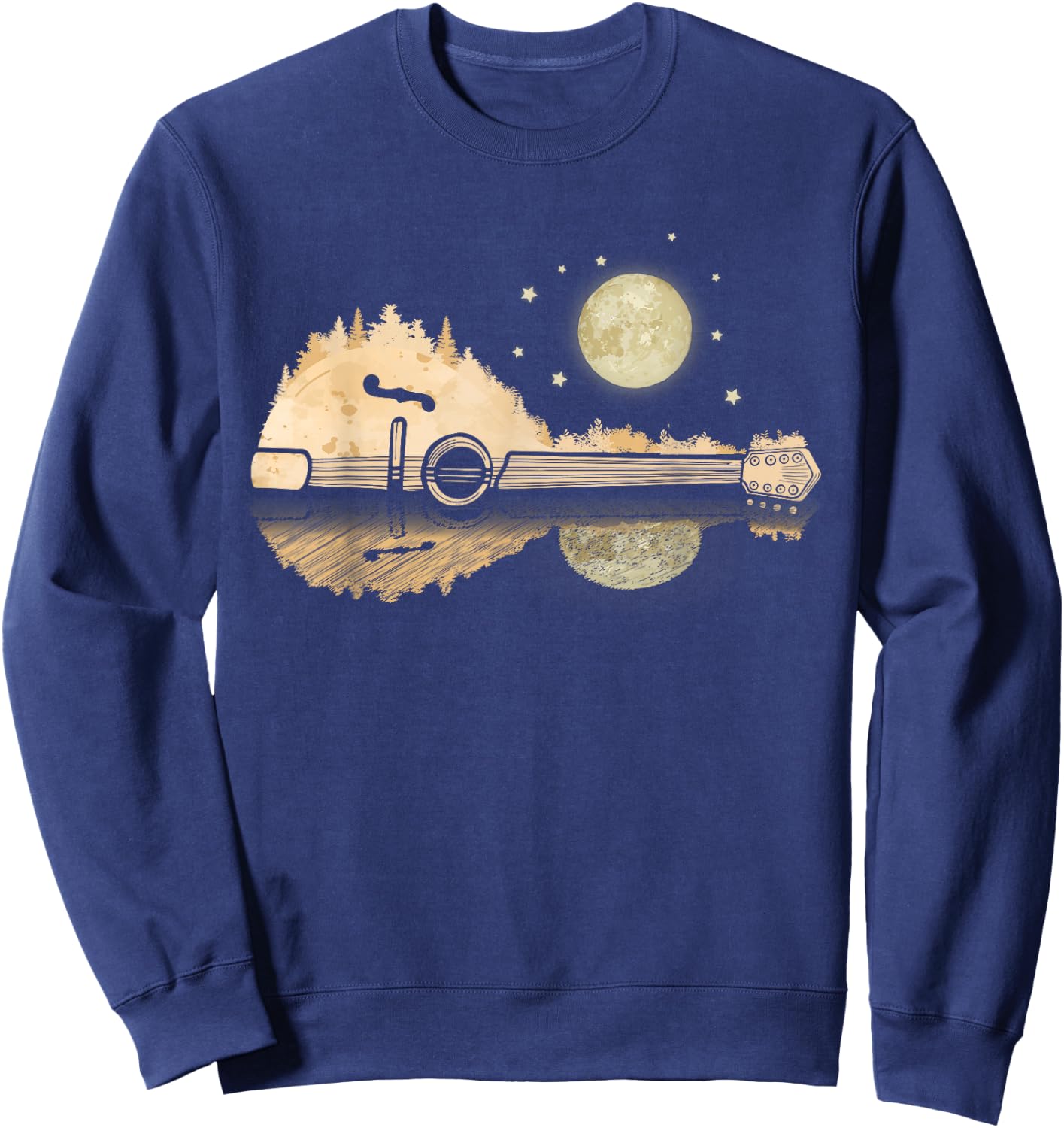 Mandolin Player Country Music Lover Bluegrass Mandolin Sweatshirt - Sweatshirt | Navy