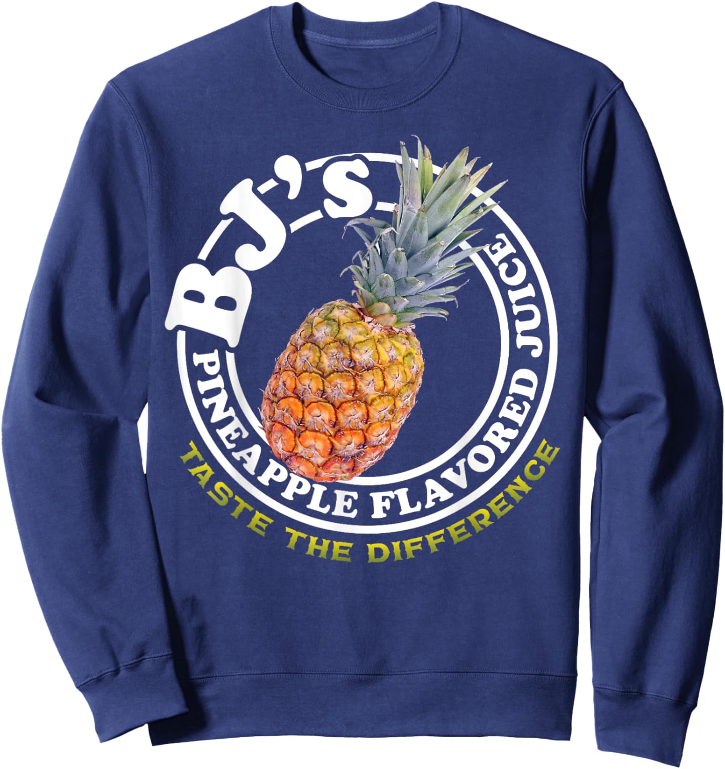 Funny Adult Humor Joke Pineapple Shirt Gift Sweatshirt - Sweatshirt | Navy