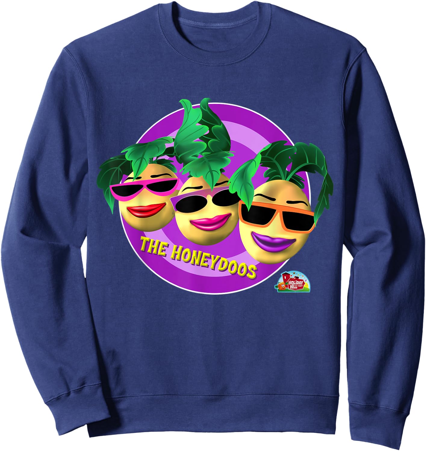 Spookley the Square Pumpkin The Honeydoos Character Sweatshirt - Sweatshirt | Navy
