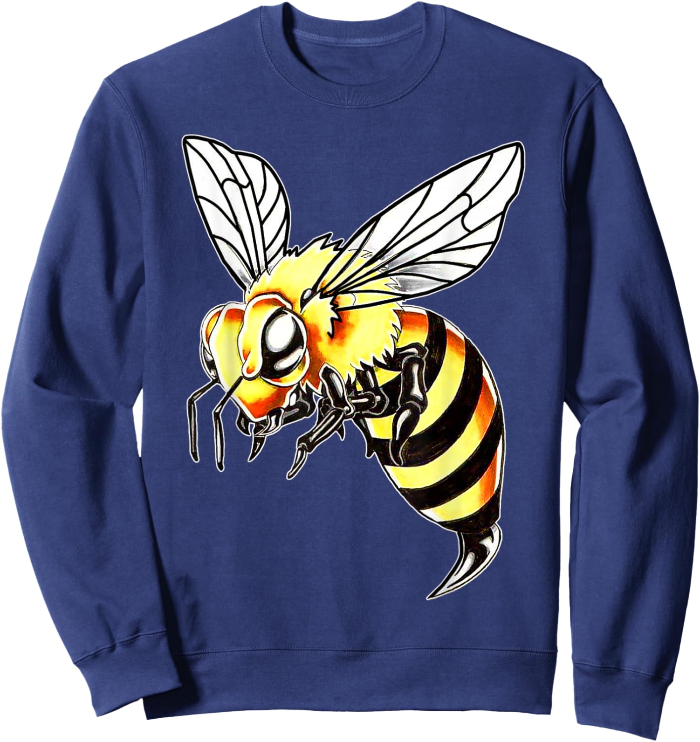 Bee Wasp Hornet Bumble Bee Stinger Sweatshirt - Sweatshirt | Navy