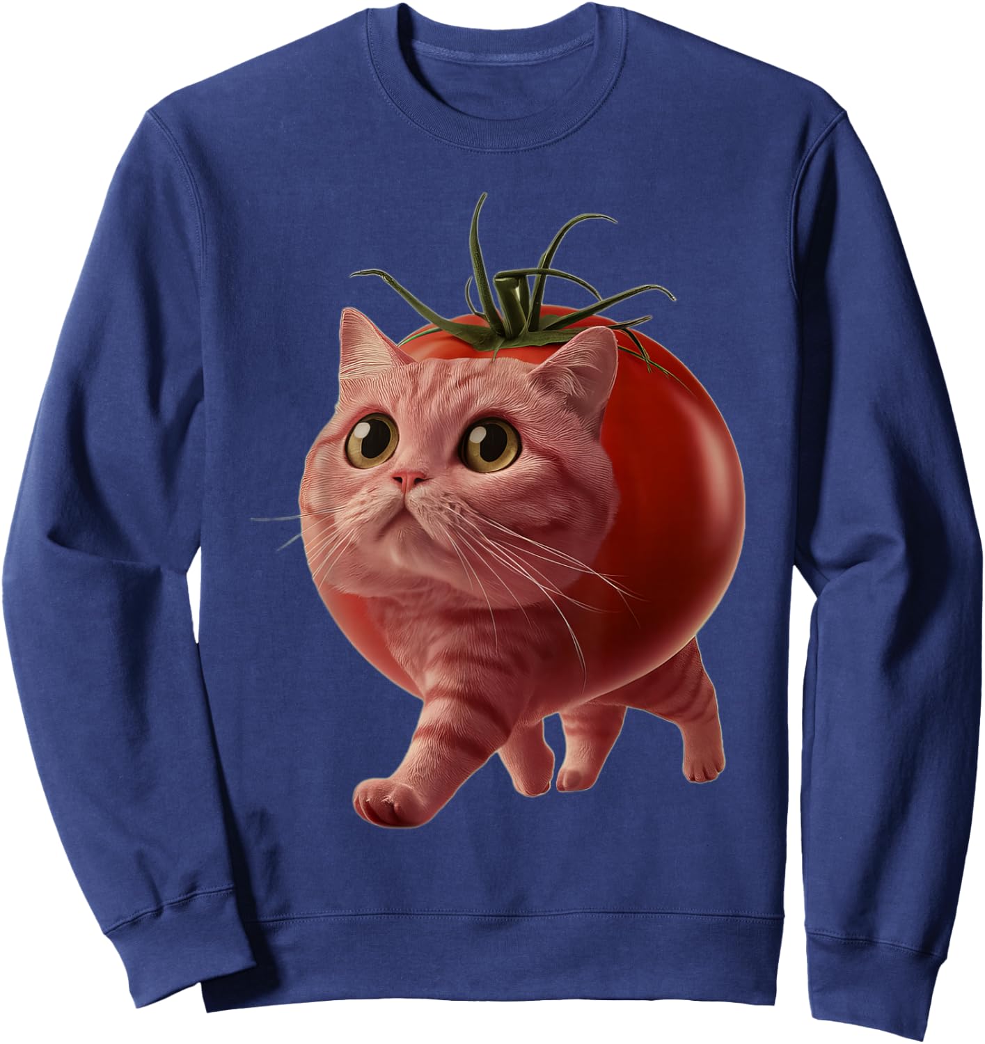 Tomato Cat Sweatshirt - Sweatshirt | Navy
