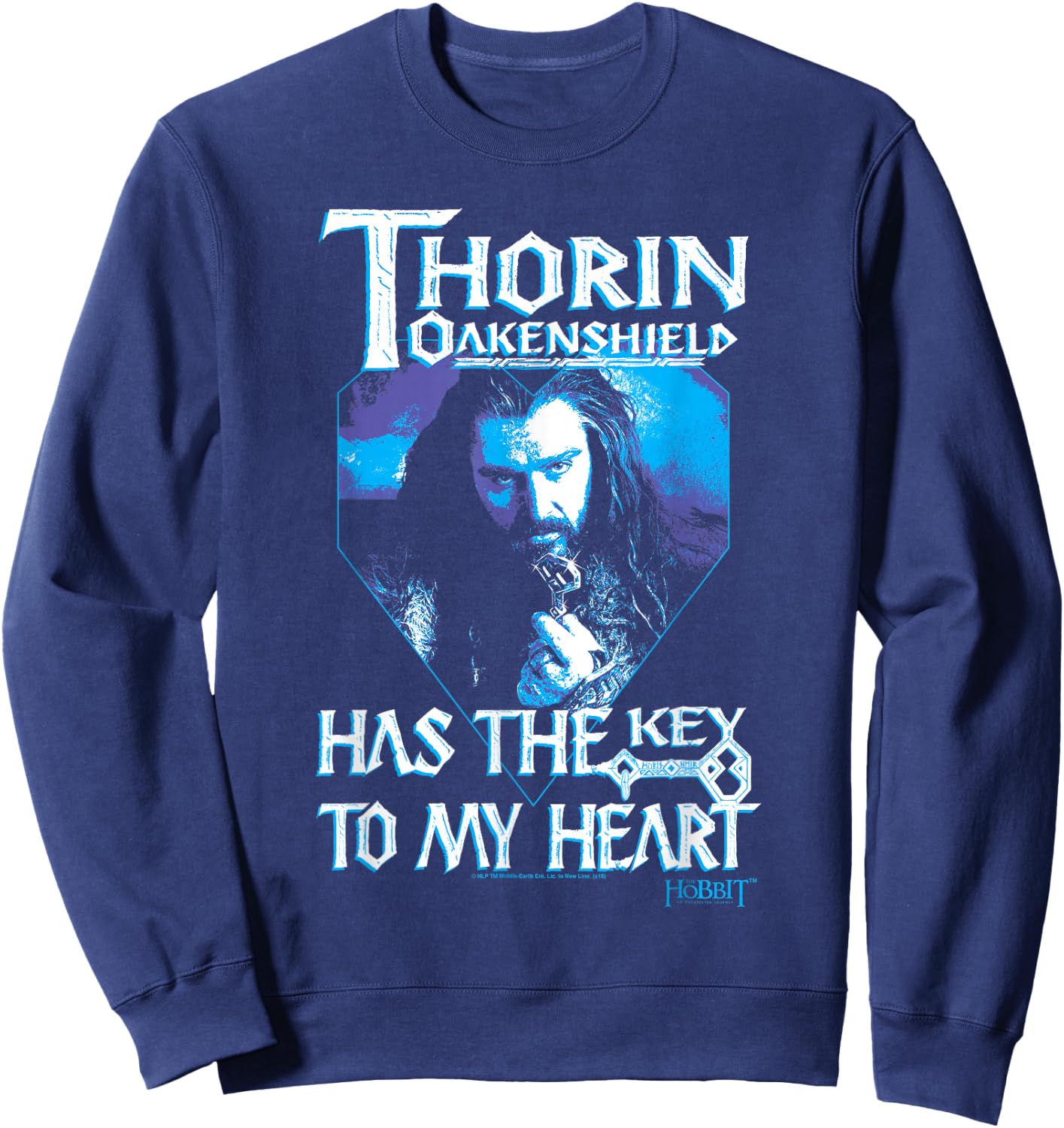 The Hobbit Thorin's Key Sweatshirt - Sweatshirt | Navy