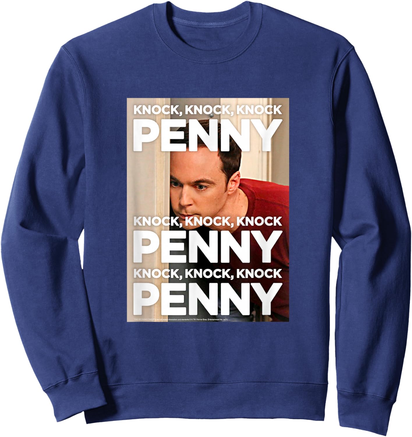 The Big Bang Theory Knock, Knock, Knock Penny Sweatshirt - Sweatshirt | Navy