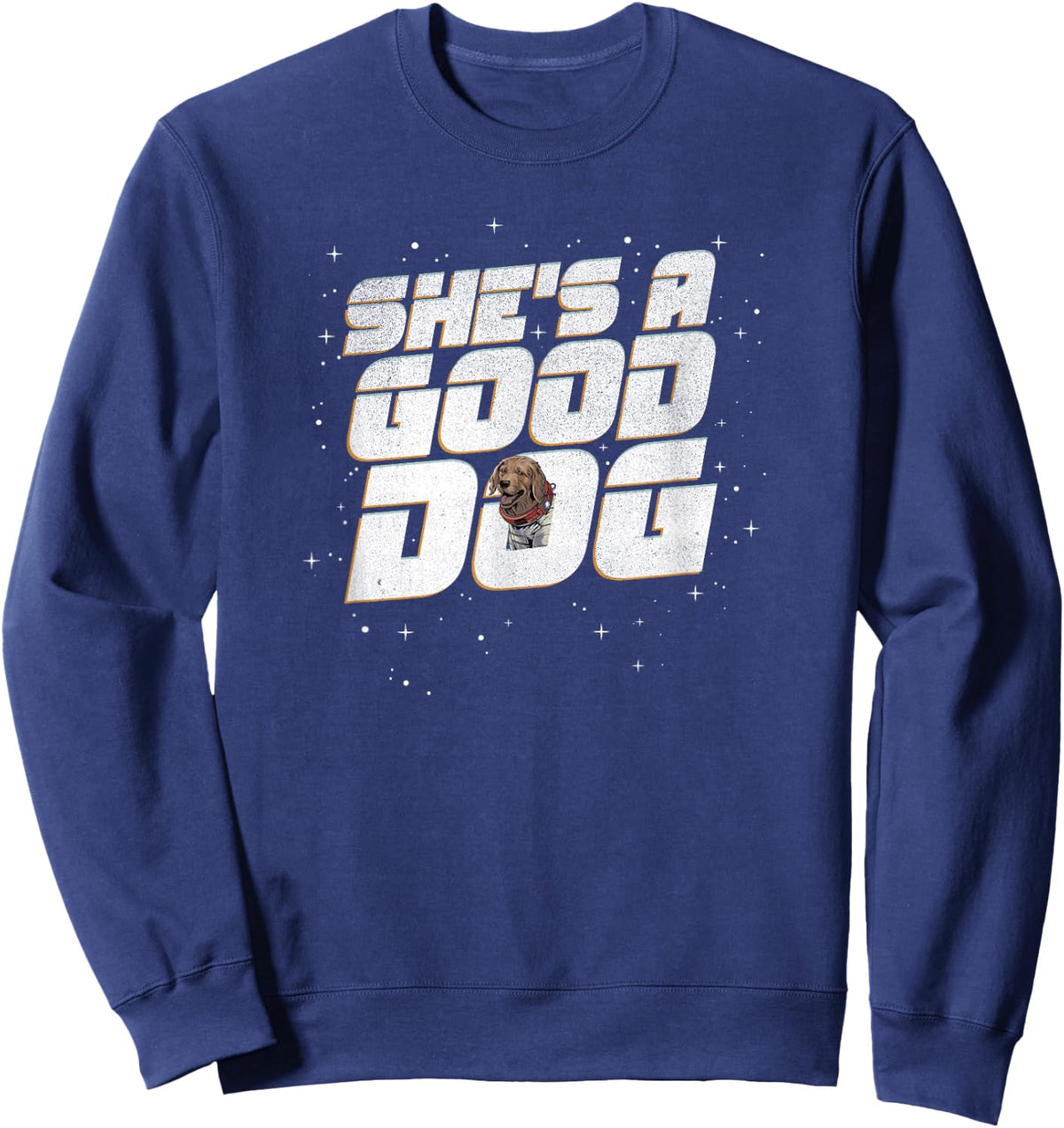 Marvel Guardians of the Galaxy Vol. 3 Cosmo Good Dog Retro Sweatshirt - Sweatshirt | Navy