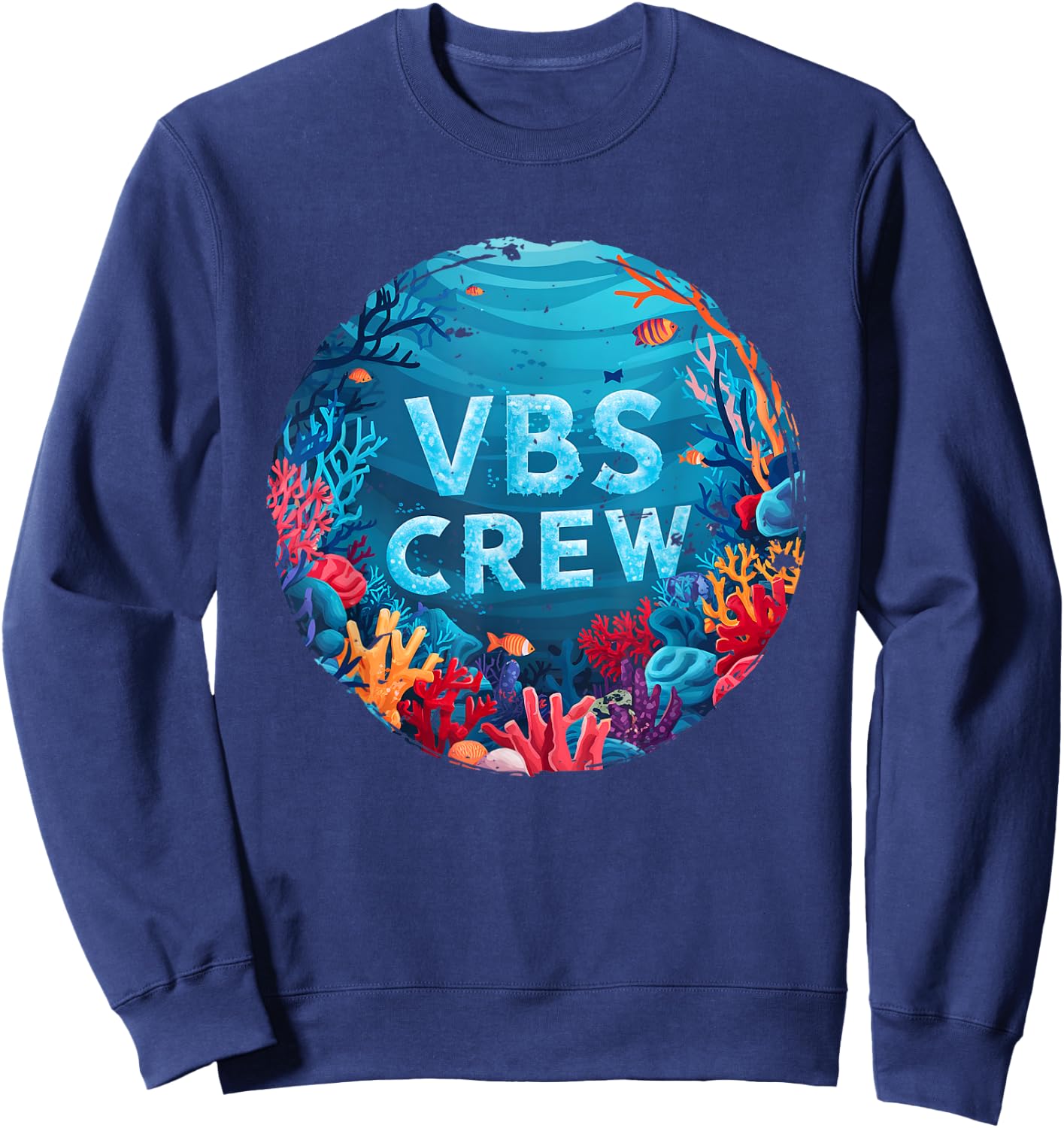 Scuba VBS Crew Vacation Bible School Scuba Diving Underwater Sweatshirt - Sweatshirt | Navy