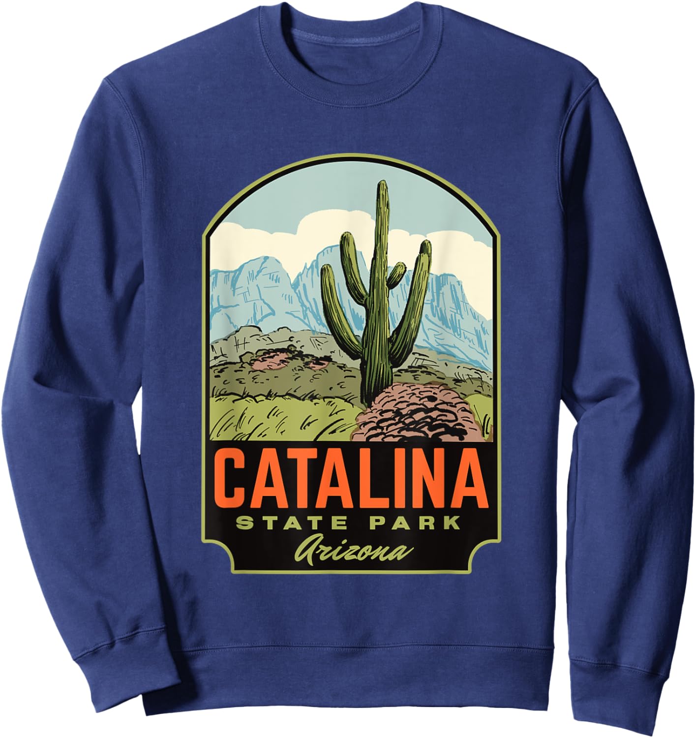 Catalina State Park Arizona Sweatshirt - Sweatshirt | Navy