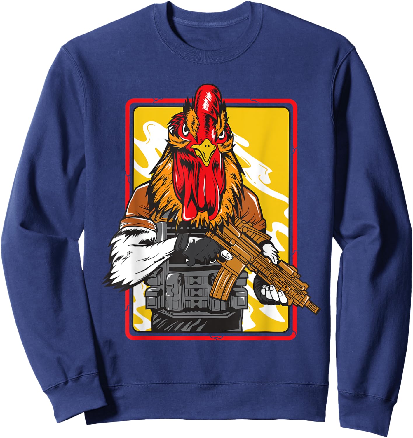 Combat Rooster - Ready for Battle Cockadoodle Sweatshirt - Sweatshirt | Navy