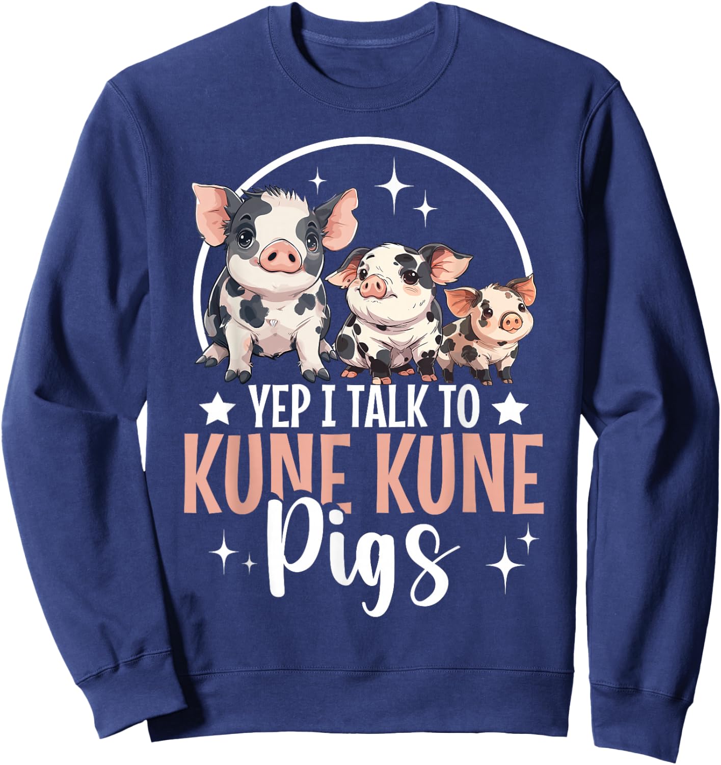 Kune Kune Pig Essentials Kunekune Pig Lover Kune Kune Mom Sweatshirt - Sweatshirt | Navy
