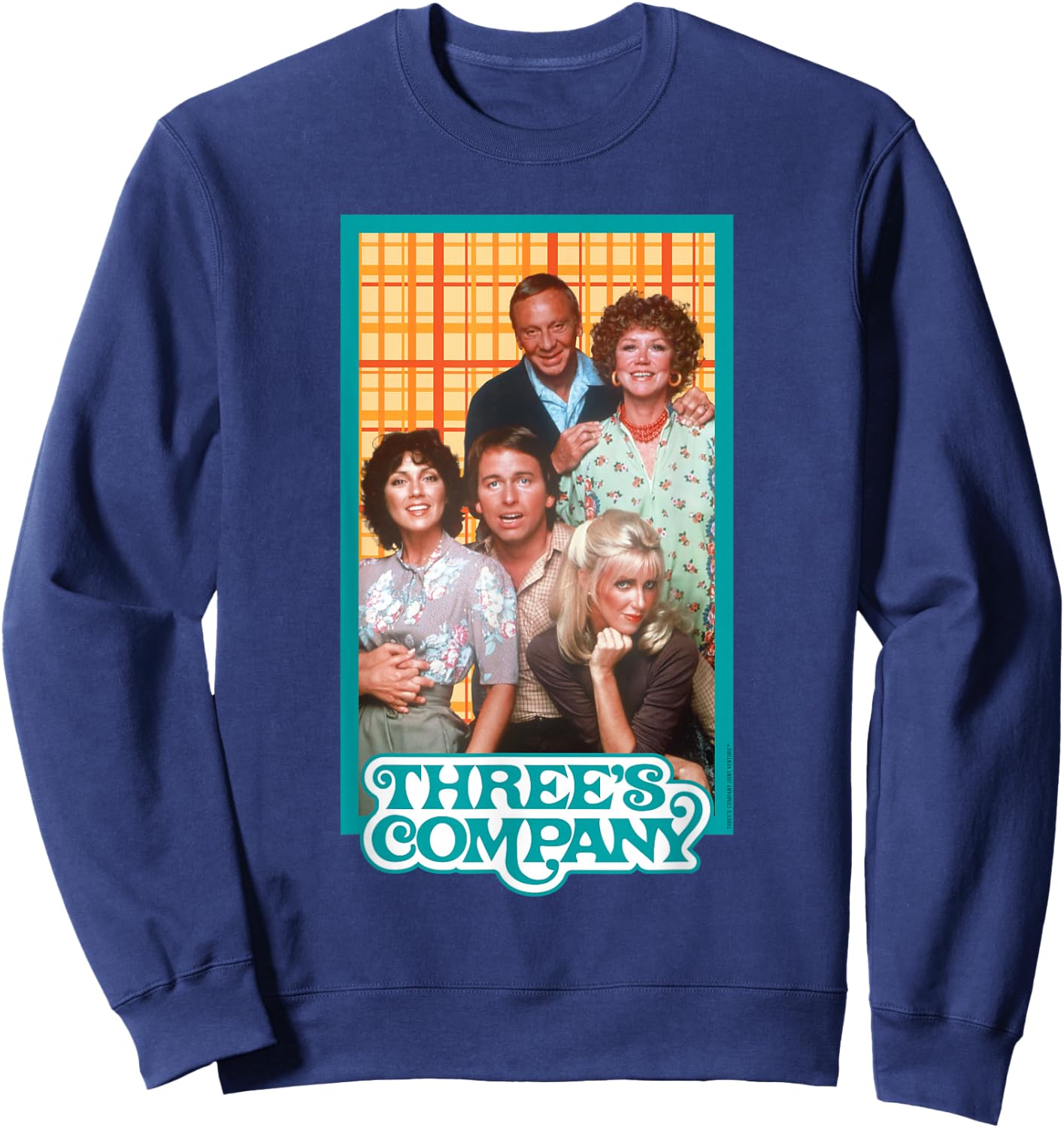 Three's Company Roommates & The Ropers Classic 80s Sweatshirt - Sweatshirt | Navy