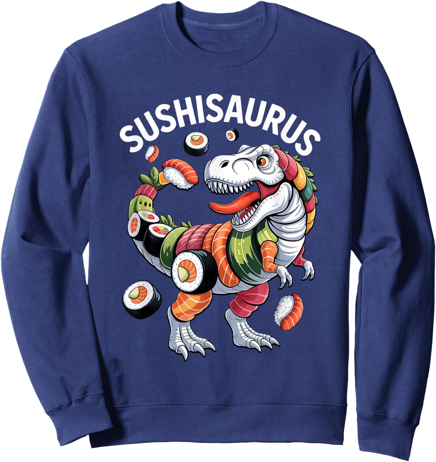 Roll Foodie Sweatshirt - Sweatshirt | Navy